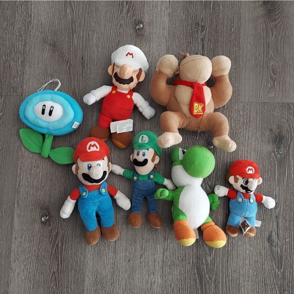 Nintendo Super Mario Plush Lot